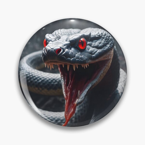 Item preview, Vicious Snake ready to strike designed and sold by Geek-Girl-Art.