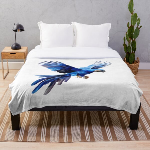 Item preview, Loro azul volador designed and sold by Kkoriginal.