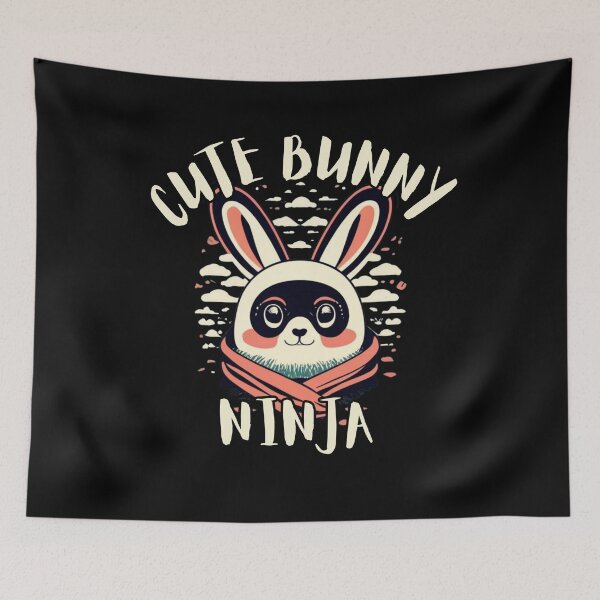 Item preview, Cute Bunny Ninja designed and sold by AAcrew.