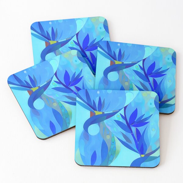 Item preview, Blue Birds in Paradise  designed and sold by Dana Roper.