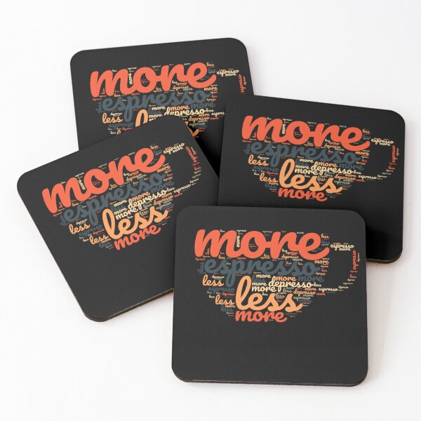 Item preview, more espresso less depresso designed and sold by Michaels-Tees.