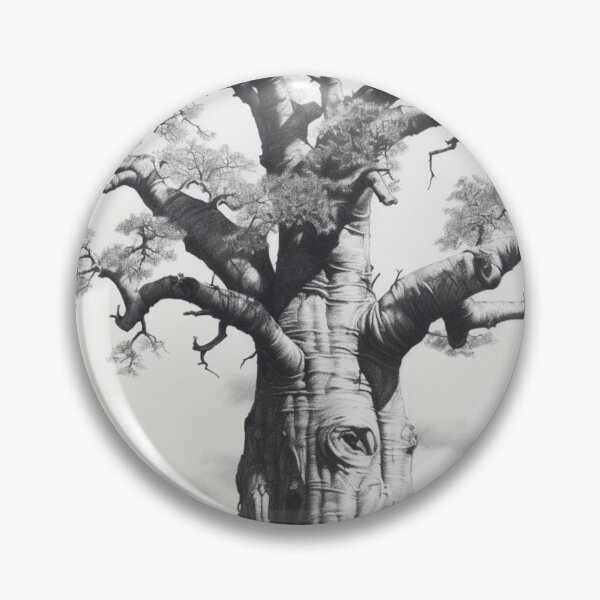 Item preview, Charcoal Drawing ''Baobab" designed and sold by callicoartshop.
