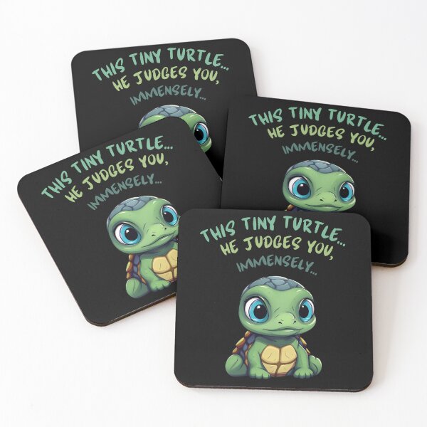 Item preview, This Turtle He Judges You. Funny Gifts For Turtle Lovers 1/2 designed and sold by MatSatArt.