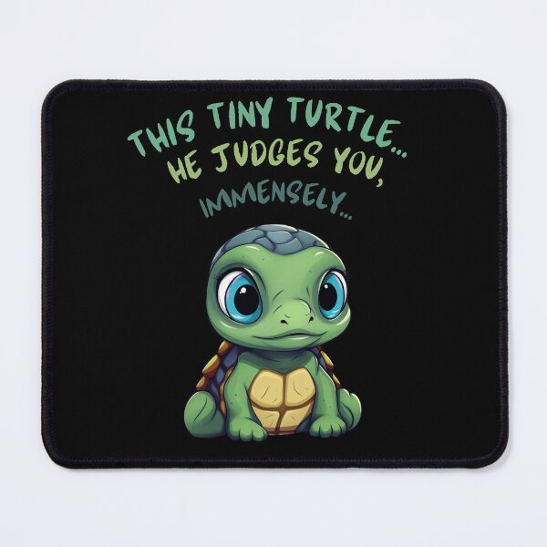 Item preview, This Turtle He Judges You. Funny Gifts For Turtle Lovers 1/2 designed and sold by MatSatArt.