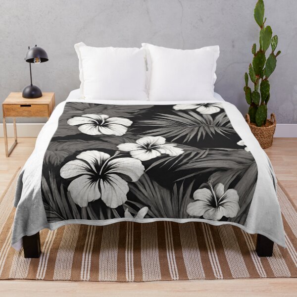 Item preview, Dark Hawaiian flowers designed and sold by MacLis.
