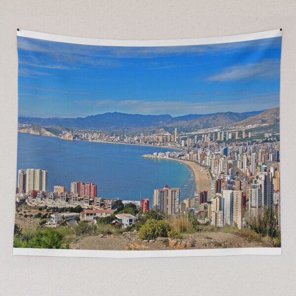 Item preview, Benidorm Skyline Cityscape Costa Blanca Spain designed and sold by AndyEvansPhotos.