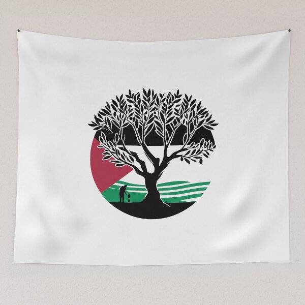 Item preview, Free Palestine, Flag & Olive tree designed and sold by samer11.