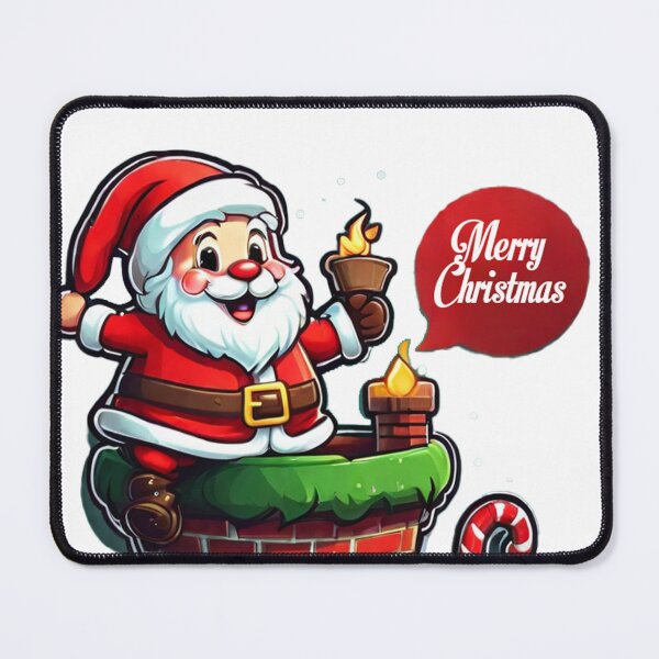 Item preview, Merry Christmas - santa jump in to chimney designed and sold by fadstudio.
