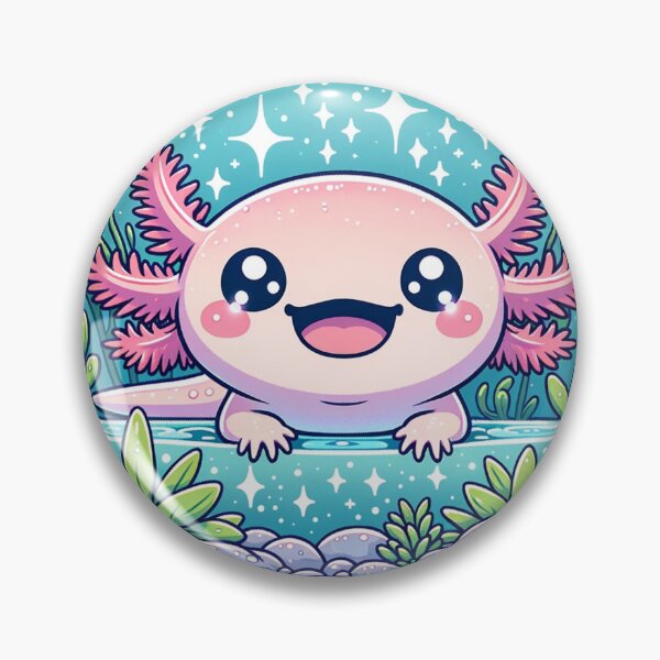Item preview, Kawaii Axolotl Bliss: Dive into Cuteness! designed and sold by pixlexi.