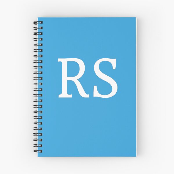Artikelvorschau, RS-Initialen-Monogramm-elegante weiße Buchstaben entworfen und verkauft von Jeallan Designs.