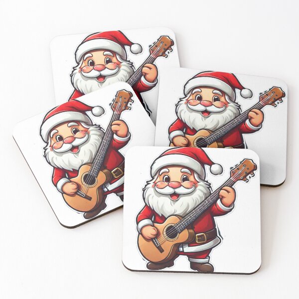 Item preview, Santa Claus Playing Guitar designed and sold by fadstudio.