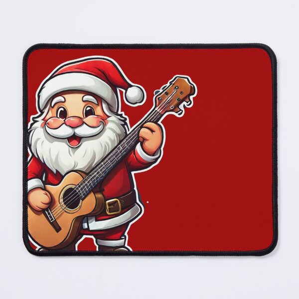 Item preview, Santa Claus Playing Guitar designed and sold by fadstudio.