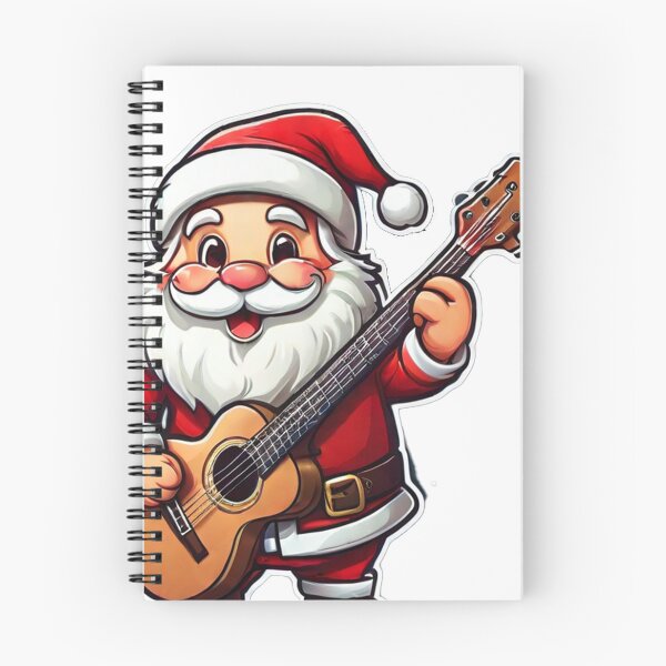Item preview, Santa Claus Playing Guitar designed and sold by fadstudio.