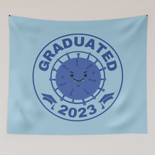 Item preview, Graduation badge 2023 with virus designed and sold by Lady-Frost.