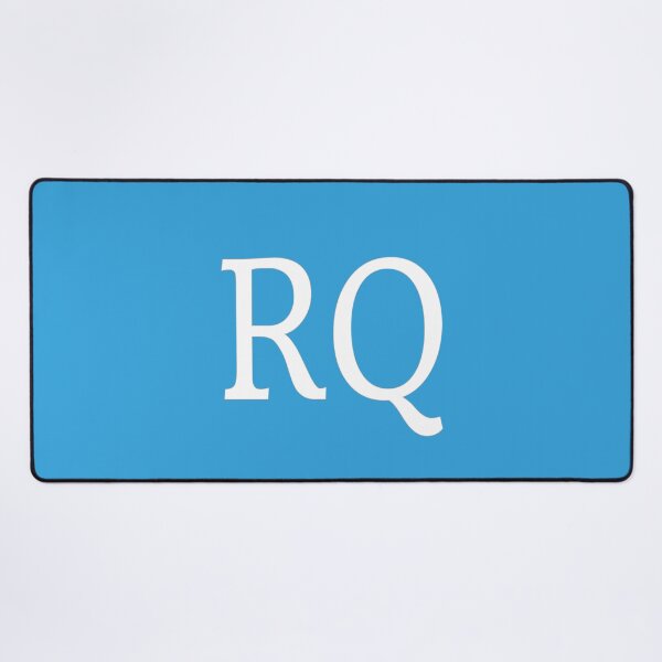 Item preview, RQ Initials Monogram Elegant White Letters designed and sold by Jeallan Designs.