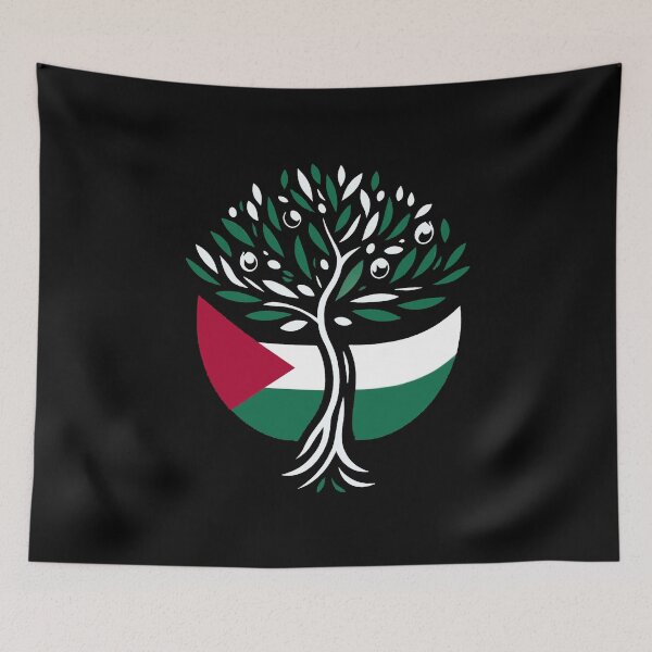 Item preview, Free Palestine, Flag & Olive tree designed and sold by samer11.