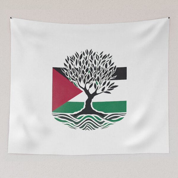 Item preview, Free Palestine, Flag & Olive tree designed and sold by samer11.