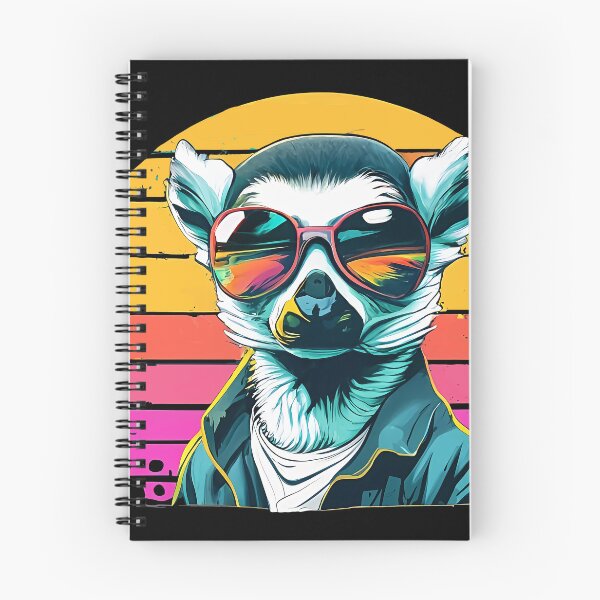 Item preview, Rebel Style: Cool Lemur T-shirt, Quilt, Cap and Sticker designed and sold by VirtusMachina.