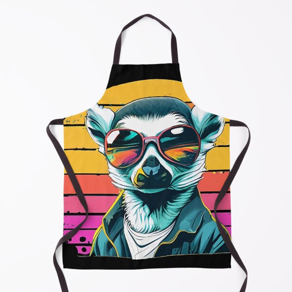 Item preview, Rebel Style: Cool Lemur T-shirt, Quilt, Cap and Sticker designed and sold by VirtusMachina.