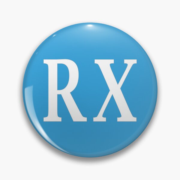 Item preview, RX Initials Monogram Elegant White Letters designed and sold by Jeallan Designs.