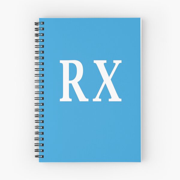 Item preview, RX Initials Monogram Elegant White Letters designed and sold by Jeallan Designs.