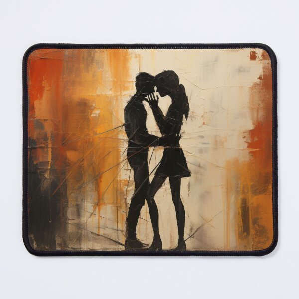 Item preview, boy girl kiss love designed and sold by UILOVE.