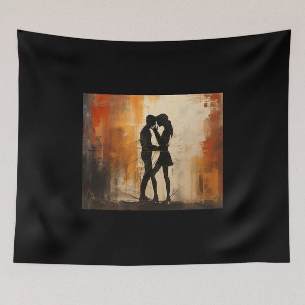Item preview, boy girl kiss love designed and sold by UILOVE.