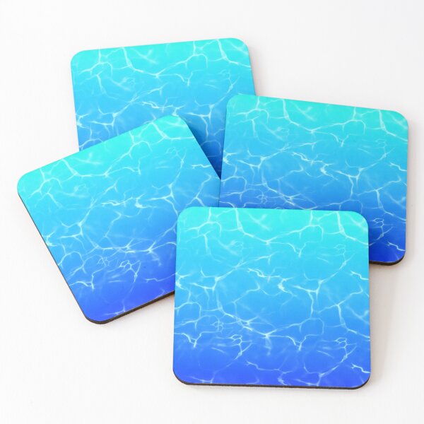 Item preview, Tropical clear Aqua colored water designed and sold by coloryourwings.