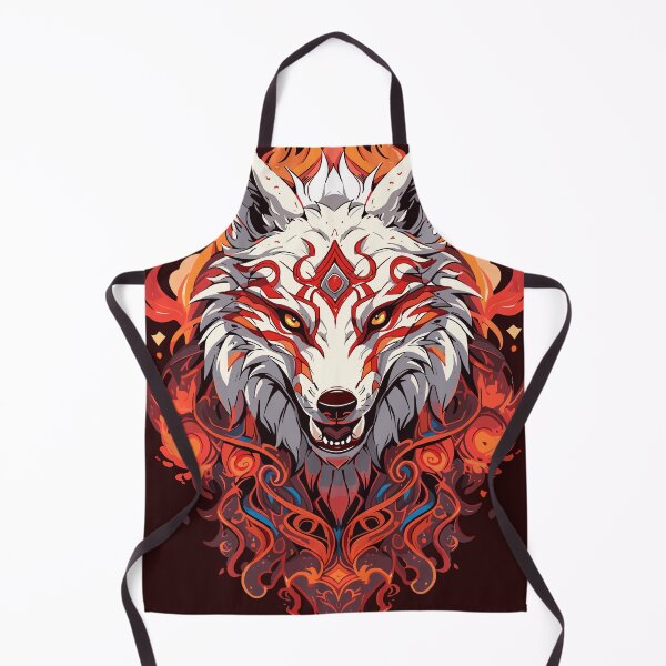 Item preview, White fire wolf designed and sold by crula.