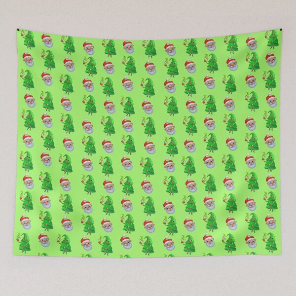 Item preview, Christmas tree Santa pattern pattern designed and sold by Folomkina-store.