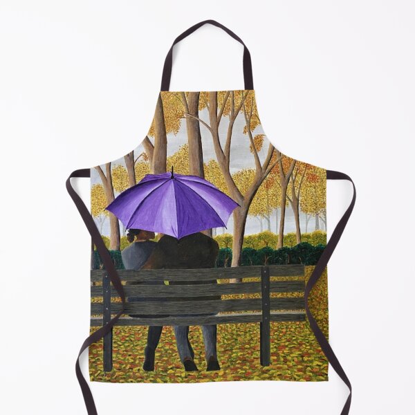 Item preview, Couple under umbrella in the park designed and sold by mikzart.