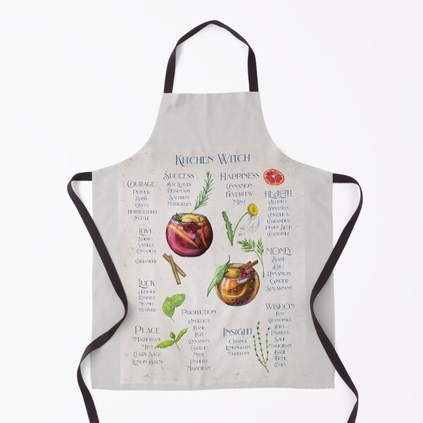 Item preview, Kitchen Witch Common Ingredients with Magical Uses designed and sold by CarteBlancheArt.