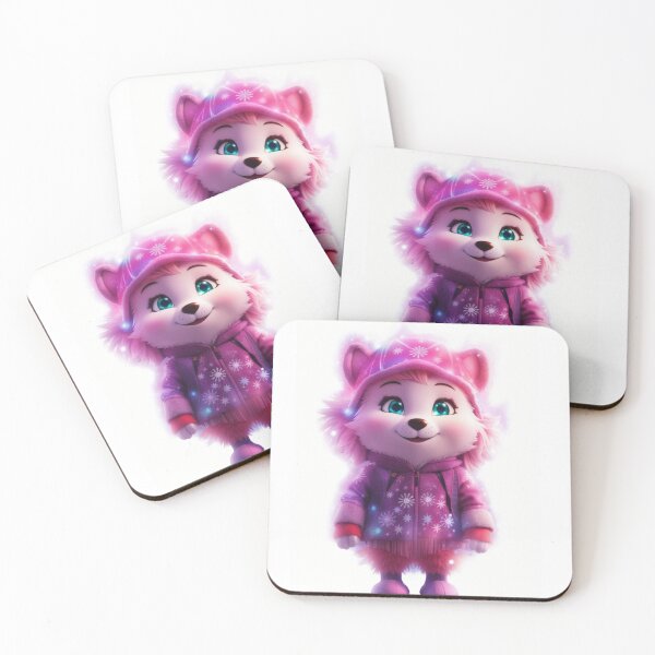Item preview, Pink fluffy friend Aly designed and sold by NiksFairyStore.