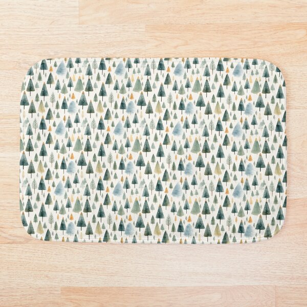 Item preview, Playful Evergreens: A Charming Celebration of Cute Pine Trees designed and sold by qoodesignstudio.