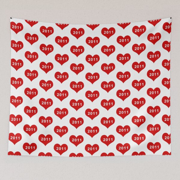 Item preview, 2011 Red Love Heart designed and sold by usernamenaijan.