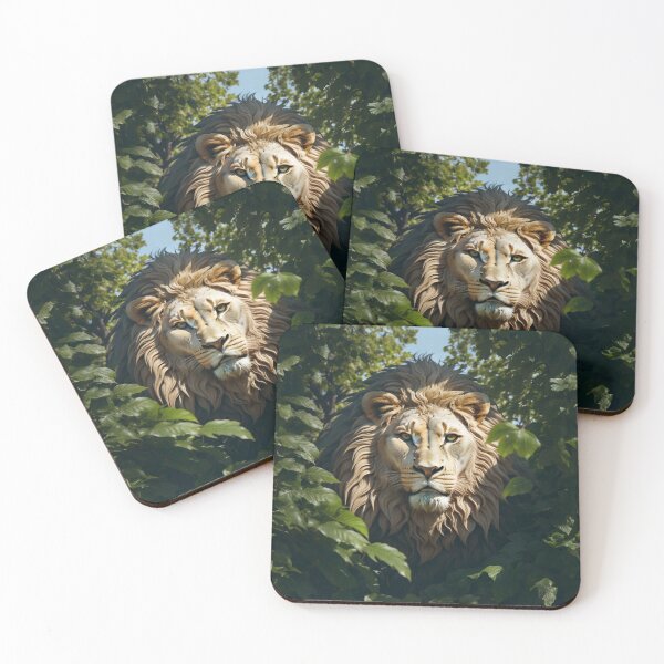 Item preview, A majestic lion in jungle designed and sold by WindyPixel.