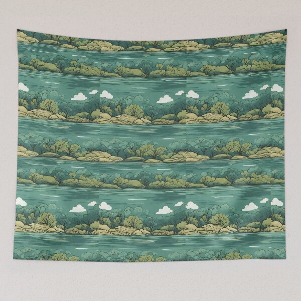 Item preview, River Pattern designed and sold by 2R2iShop.