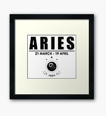 ARIES Framed Print