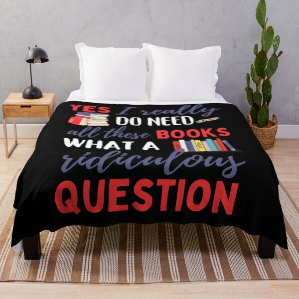 Item preview, Yes I Do Need All These Books | For Dark Backgrounds designed and sold by McThingummy.