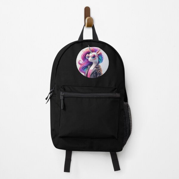 Item preview, Cute Unicorn wearing a Leather Jacket designed and sold by shirtsmugslife.