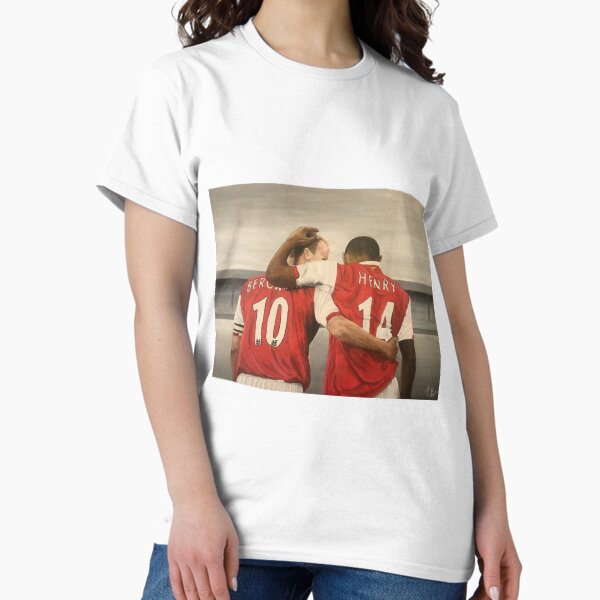 Item preview, Arsenal FC legends Dennis Bergkamp & Thierry Henry designed and sold by mikzart.
