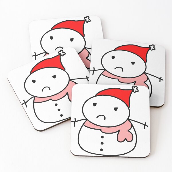 Item preview, Upset snowman designed and sold by lukked.