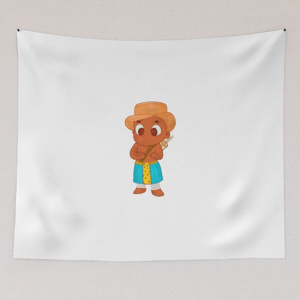 Item preview, Cute Afro-Brazilian orixá Odé designed and sold by anadoanjos.