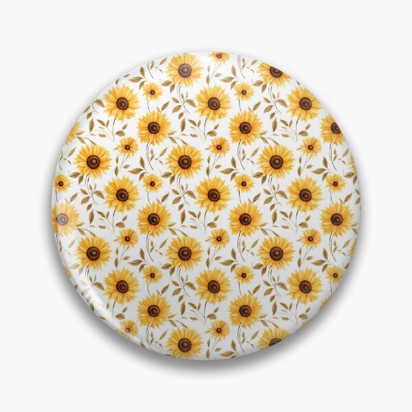 Artikelvorschau, Sunny Smiles: A Whimsical Journey Through Cute Sunflowers entworfen und verkauft von qoodesignstudio.