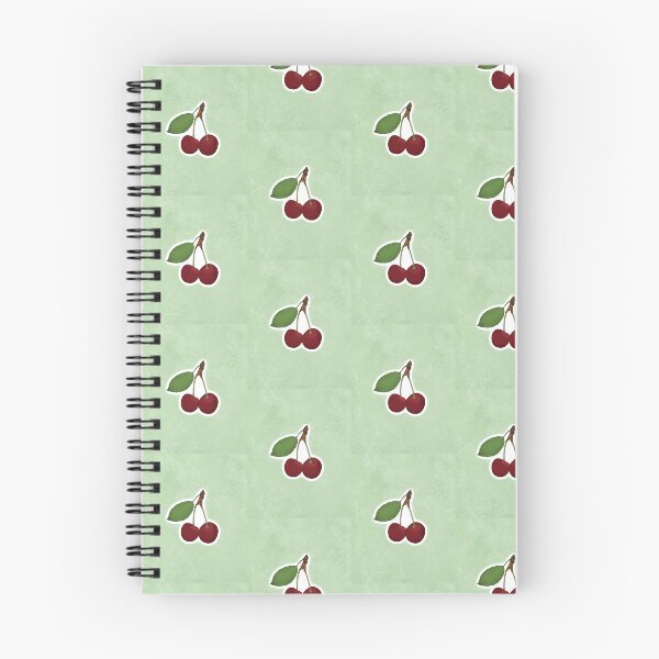 Item preview, Delicious fresh ripe cherry fruit flat illustration design. Printable cherry sticker. designed and sold by Sunshine2504.