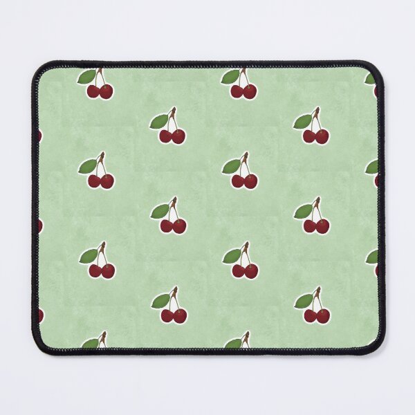 Item preview, Delicious fresh ripe cherry fruit flat illustration design. Printable cherry sticker. designed and sold by Sunshine2504.