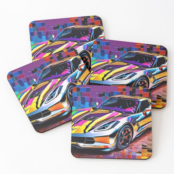 Item preview, Colorful Chevy Corvette designed and sold by shutterrudder.