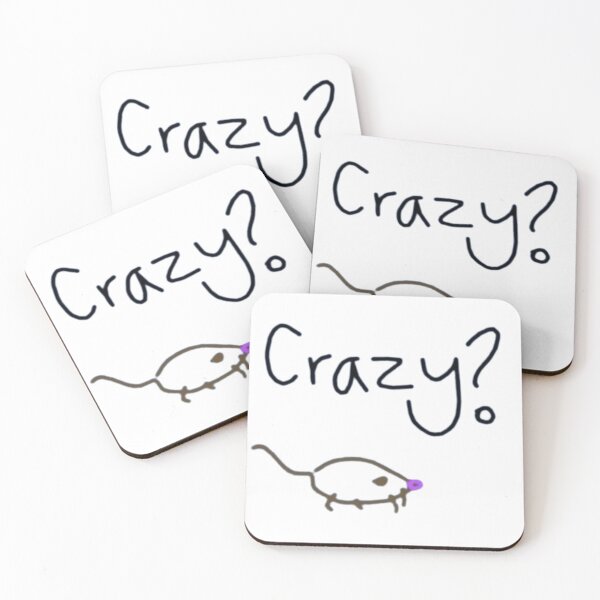 Item preview, Crazy? designed and sold by MagickDragon.