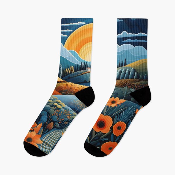 Item preview, Tuscany at Night Folk Art  designed and sold by dcrc.