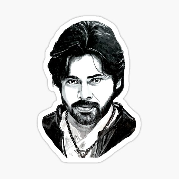 Pawan kalyan # Bheemla Nayak | Drawings, Male sketch, Picture